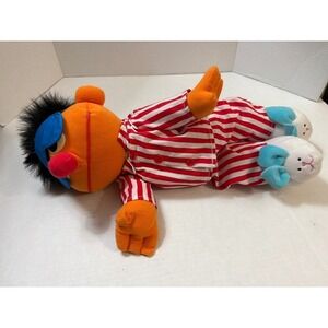 Sesame Street 1996 Sing & Snore Ernie Plush Toy Talking Singing Snoring  Fun‎